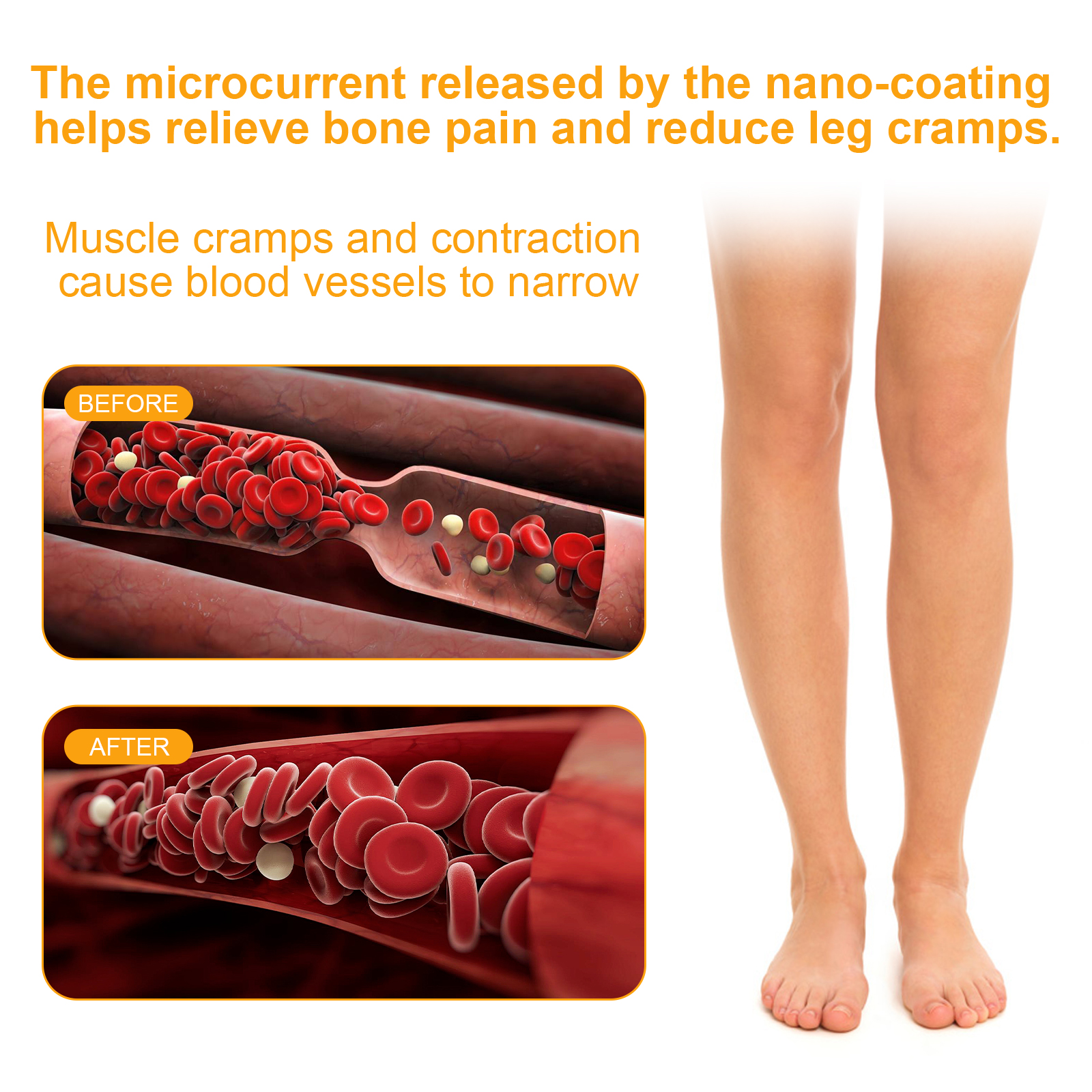 Warm Socks, Ease Leg Soreness And Discomfort Breathable Comfortable Non-Slip Foot Care Massage Socks - Image 6