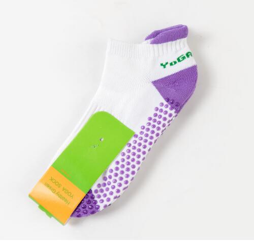 Women Fitness Professional Non-Slip Sports Socks Yoga Socks Silicone Massage Socks Cotton Pilates Socks with Grip Exercise Gym - Image 5