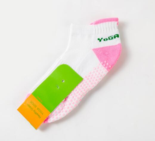 Women Fitness Professional Non-Slip Sports Socks Yoga Socks Silicone Massage Socks Cotton Pilates Socks with Grip Exercise Gym - Image 7