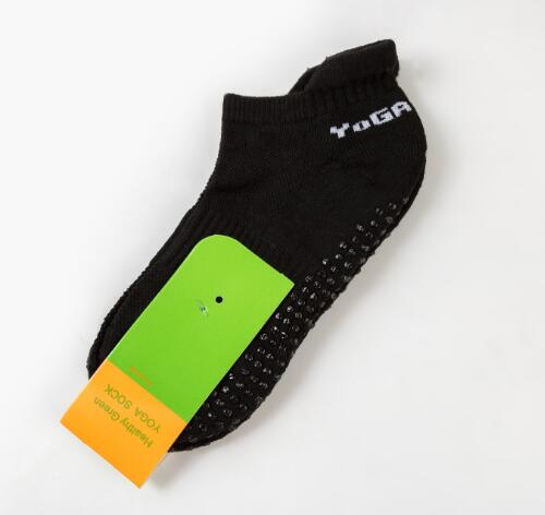 Women Fitness Professional Non-Slip Sports Socks Yoga Socks Silicone Massage Socks Cotton Pilates Socks with Grip Exercise Gym - Image 3
